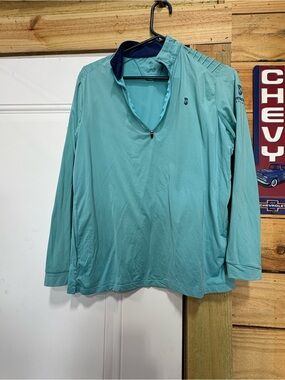 Women's Tredstep Quarter-Zip Pullover Hoodie - Aqua